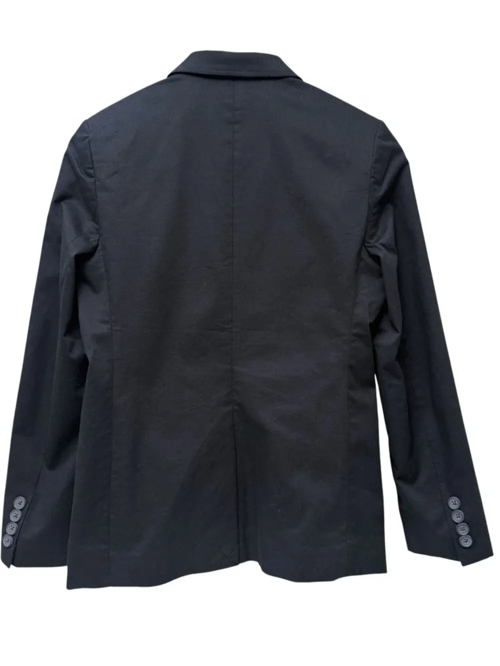 CREWCUTS Thompson Blazer Boys 12 Black Cotton Suit Jacket Formal School